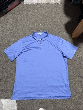 Peter Millar Men’s Polo Shirt - Purplish Blue size XL